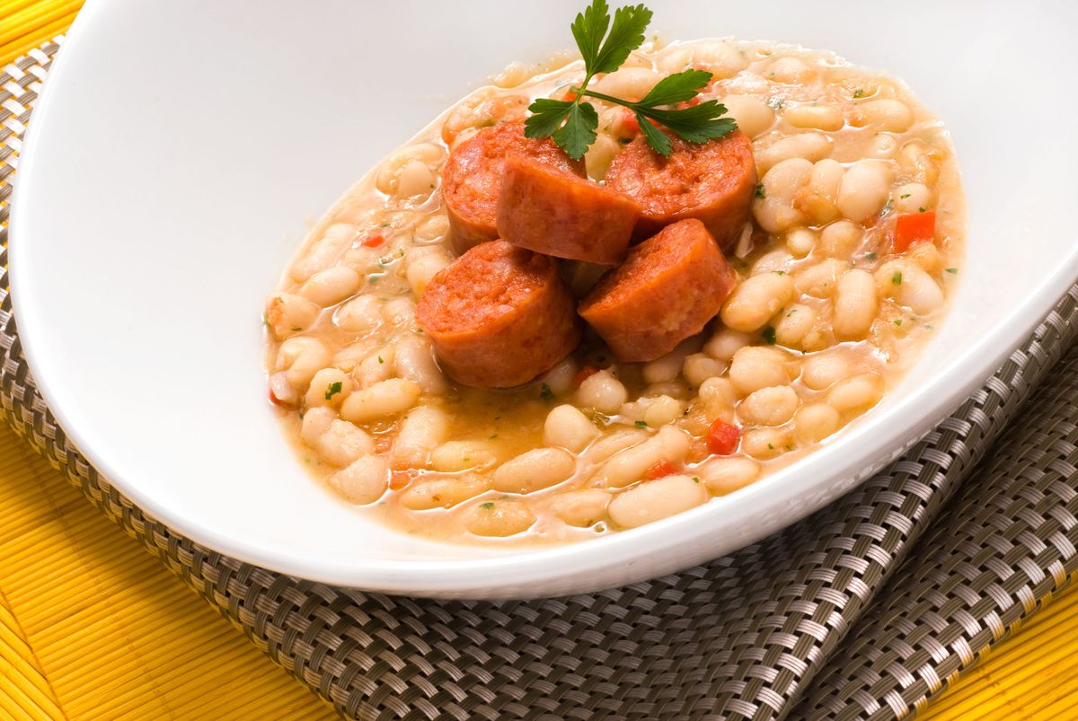 Pochas con chorizo xl