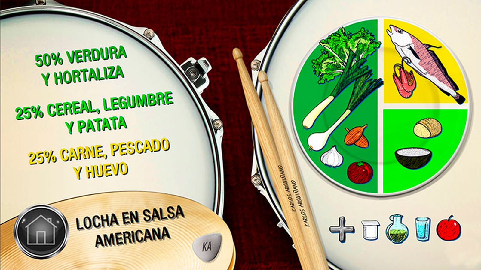 plato equilibrado