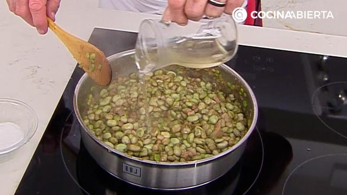 habitas salteadas con menta receta karlos arguinano karl7520321 paso4