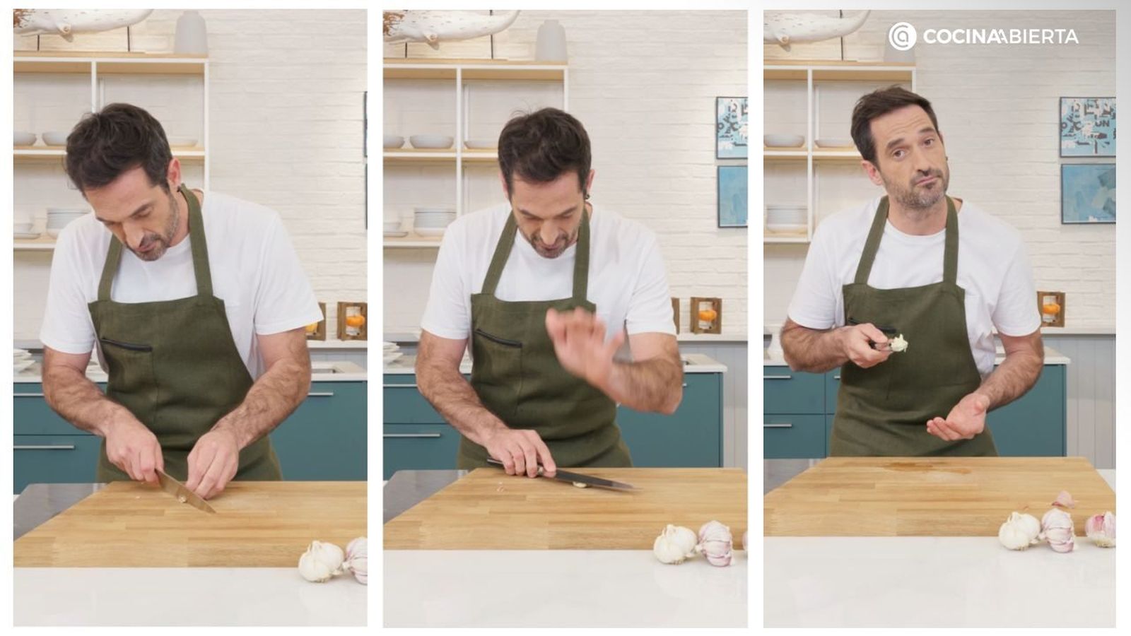 Aprende los trucos de Joseba Arguiñano para cortar el ajo finamente sin complicaciones
