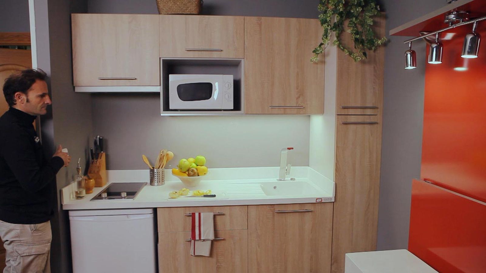 Fijar panel de led en cocina paso 8