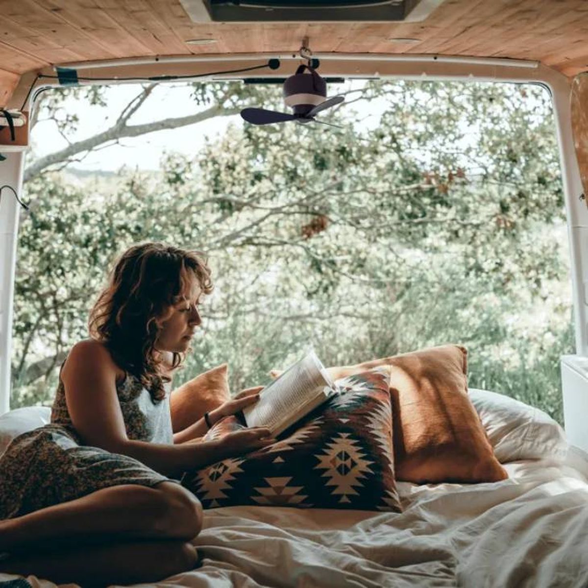 Ventilador de techo portátil Camp Fly.