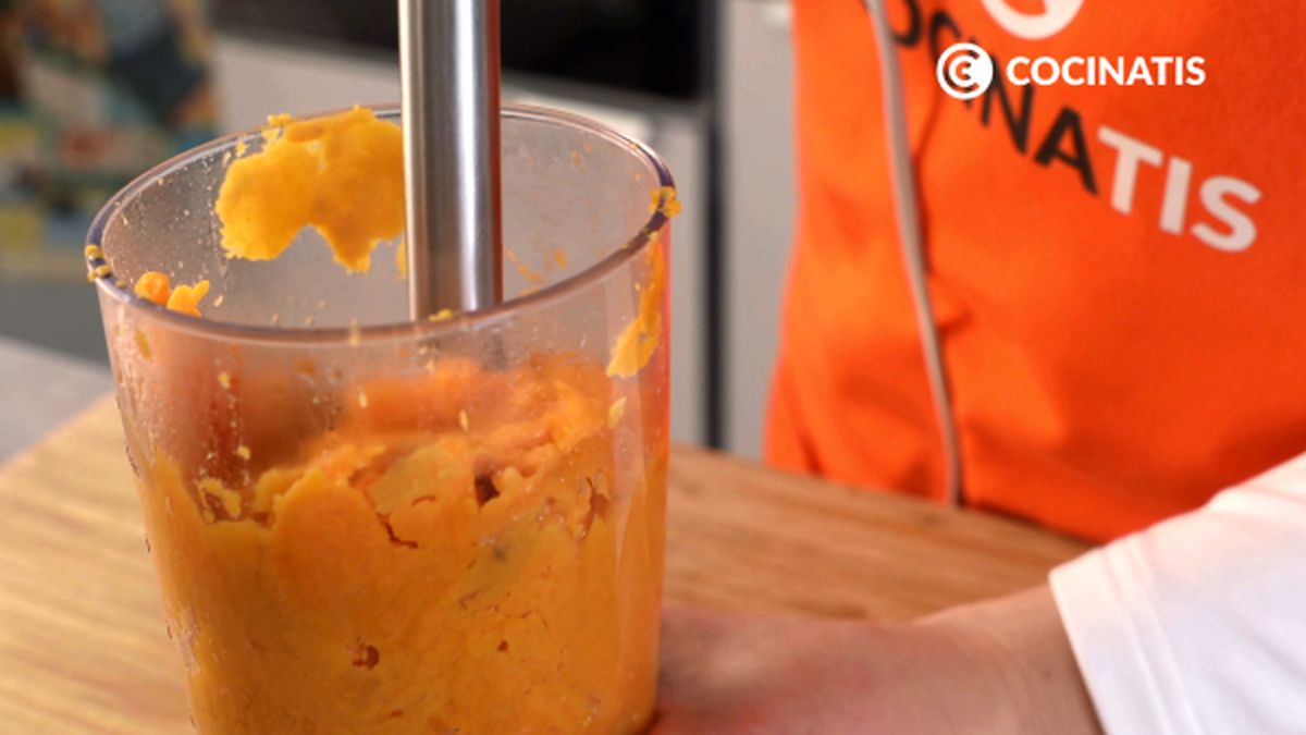 Receta de truchas de batata  paso 1