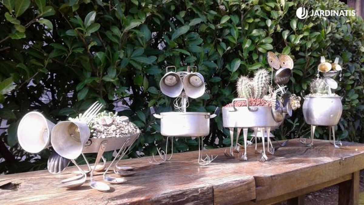 tiestos originales reutilizando cacerolas brico 827