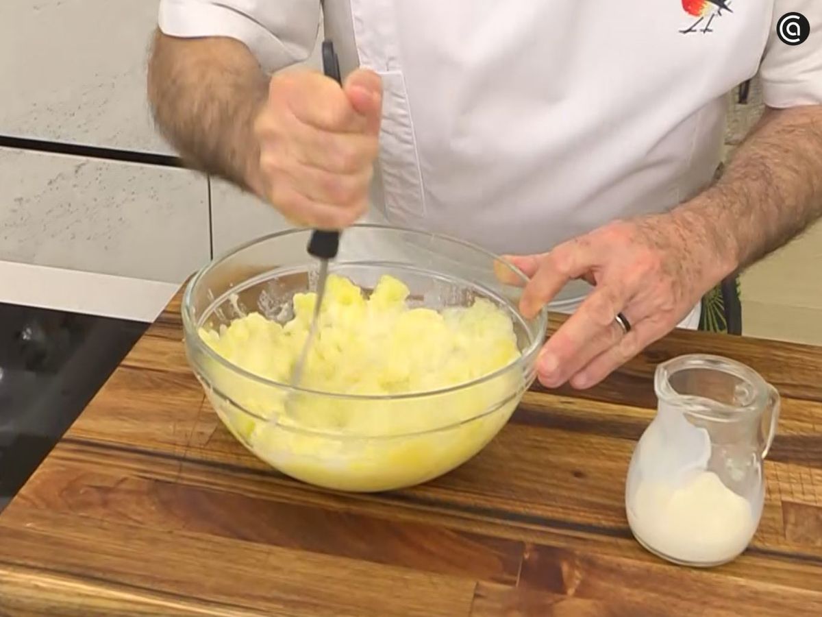 Haz el puré de patatas