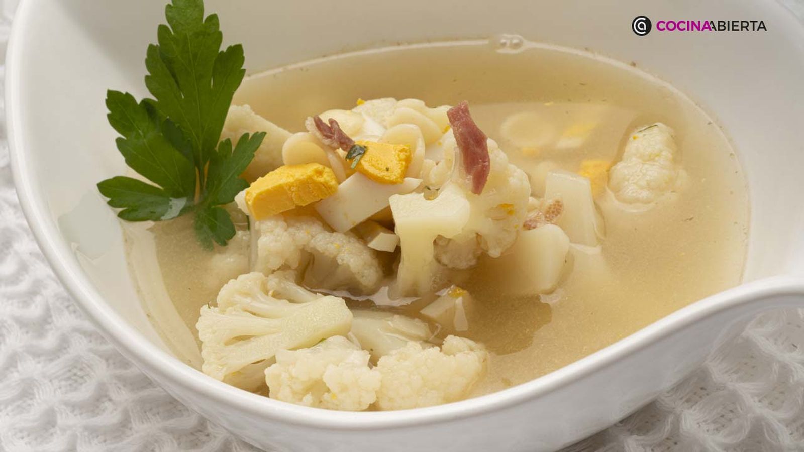 Sopa de coliflor