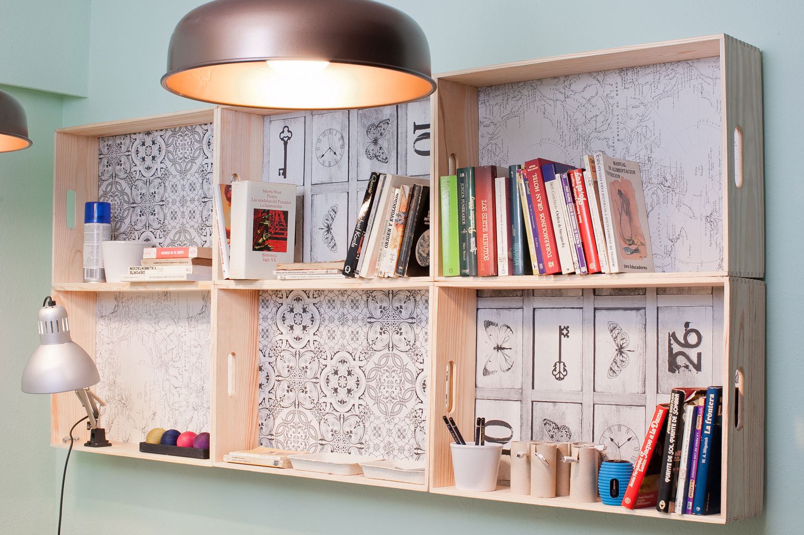 Decorar un estudio luminoso en madera 3