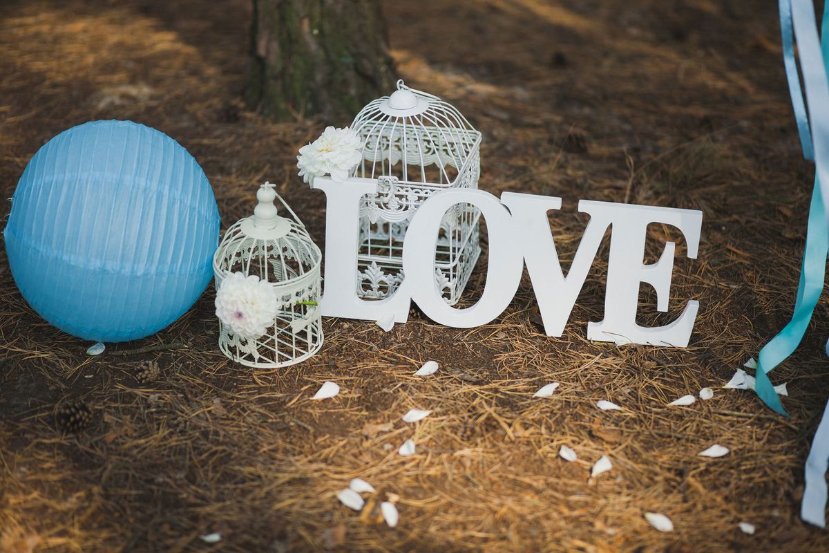 Letras para decorar una boda 2