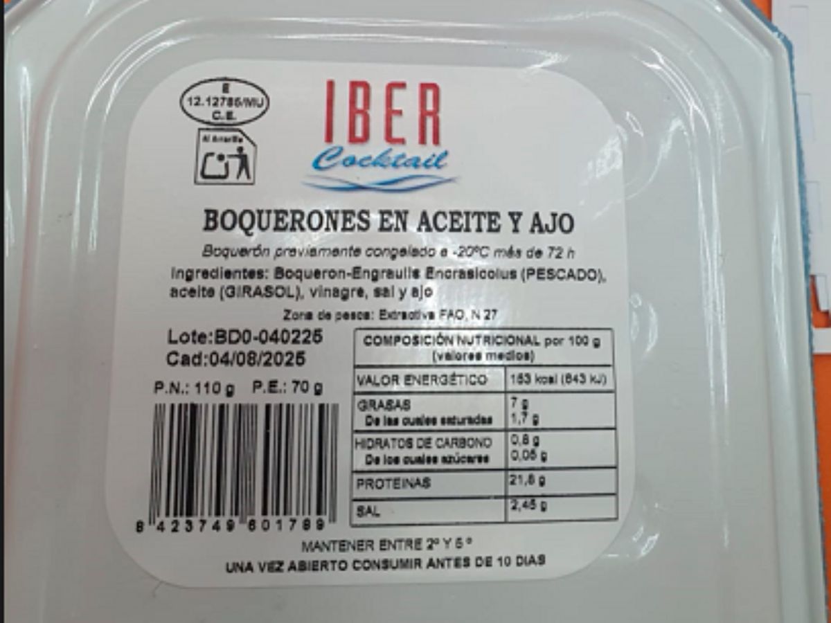 Si tienes estos boquerones en aceite y ajo en casa, no los consumas