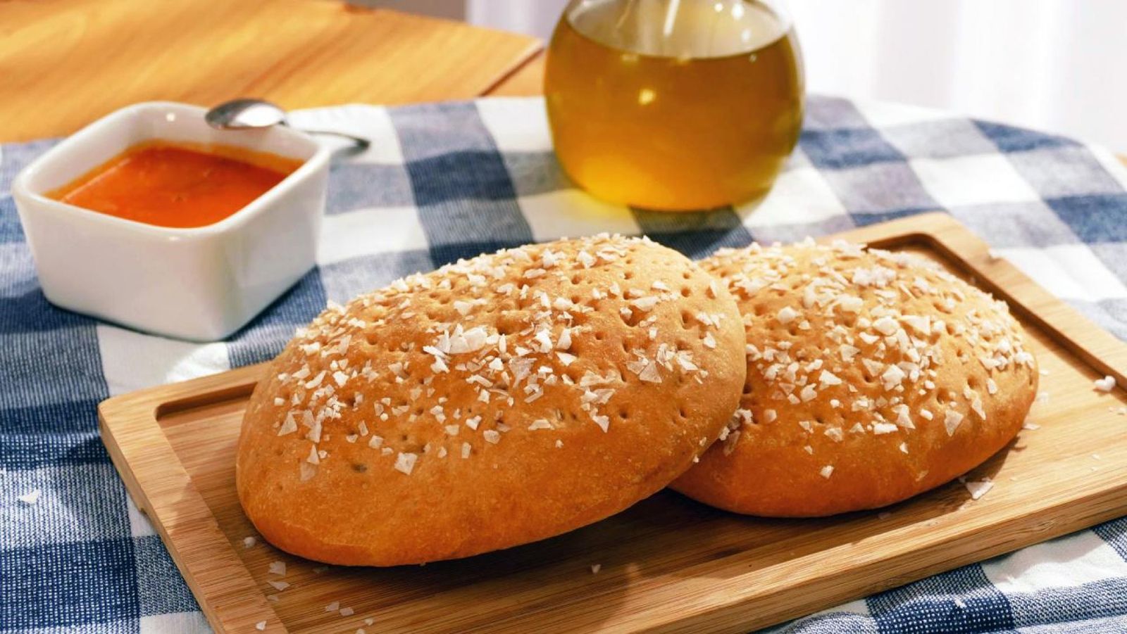 Tortas de pan de aceite y sal