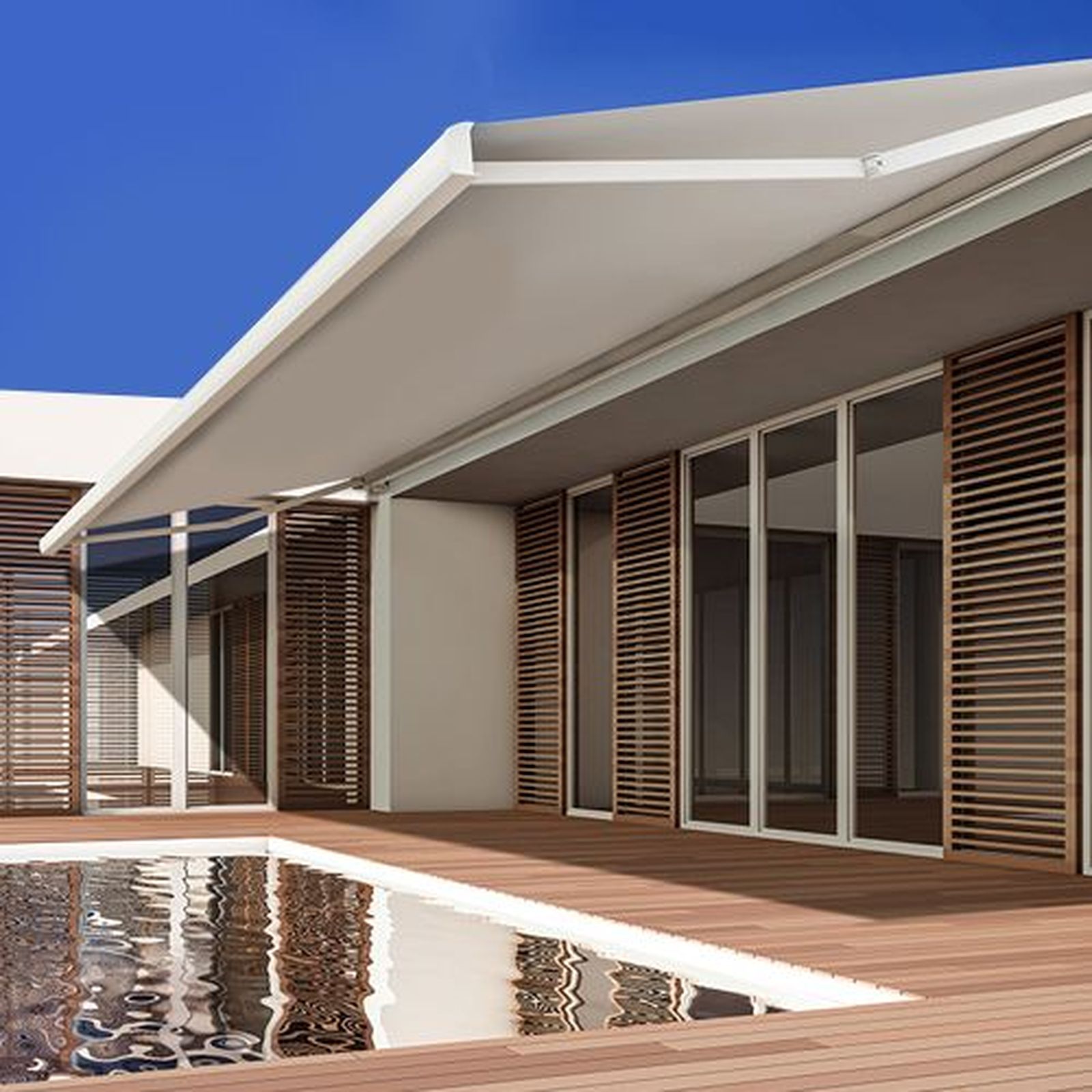 toldo cofre brazo extensible