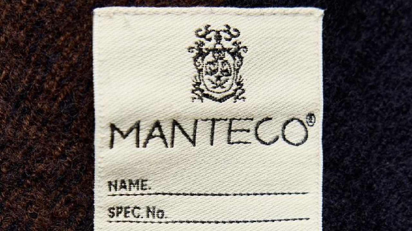 Etiqueta del abrigo de lana Manteco de Zara