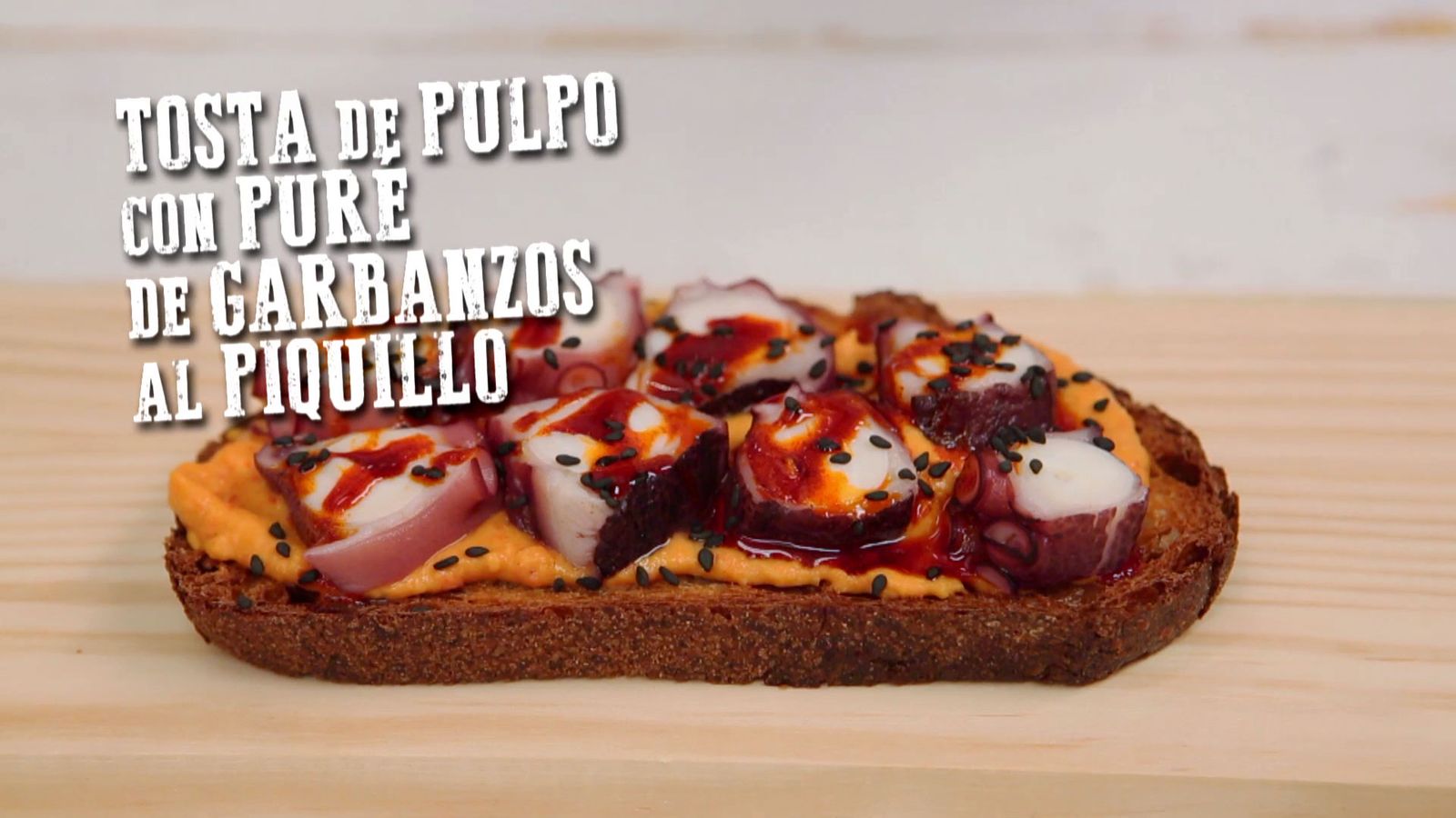 CABI0030 Tosta pulpo pure garbanzos piquillo xl