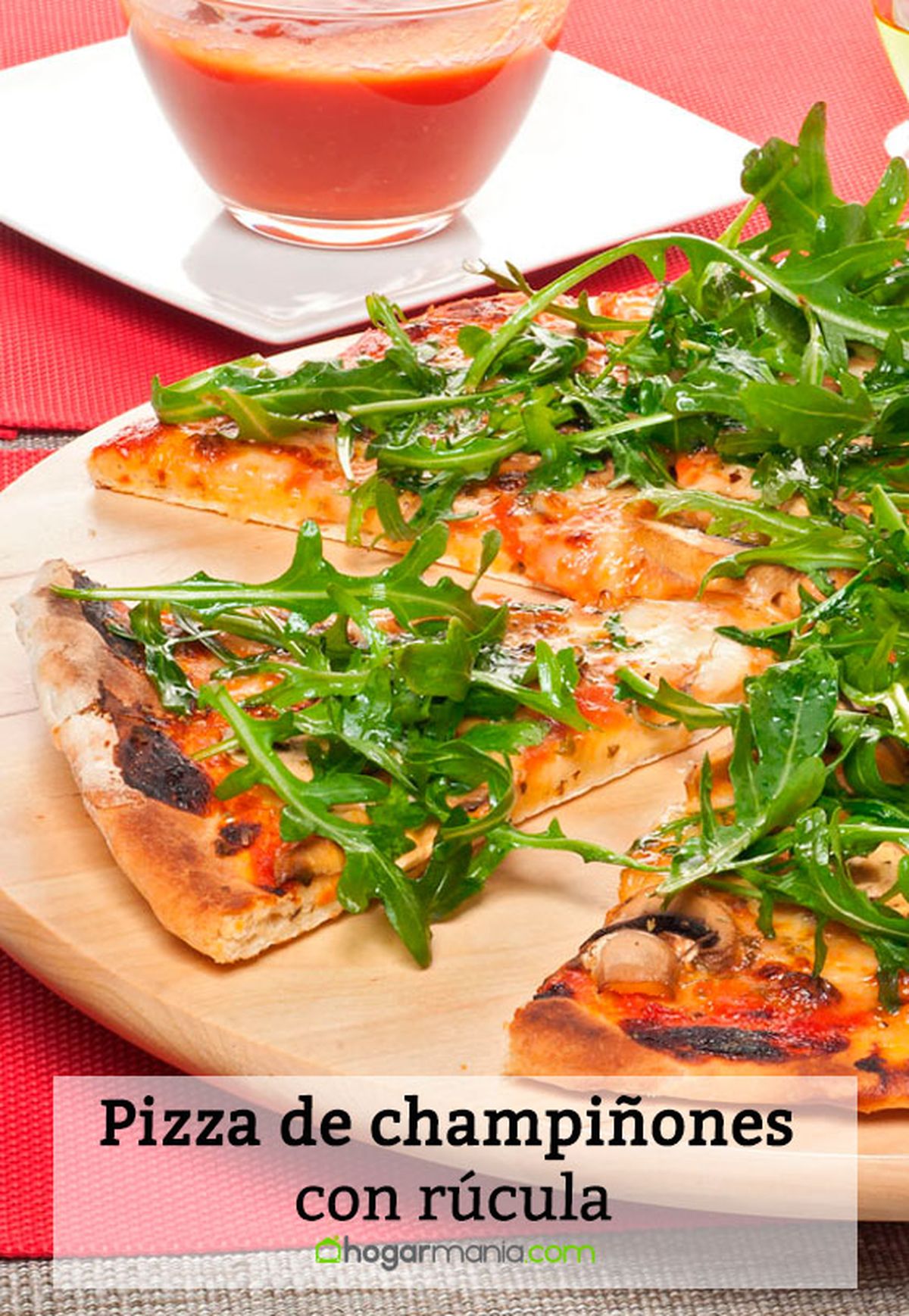 pizza champinones rucula pin