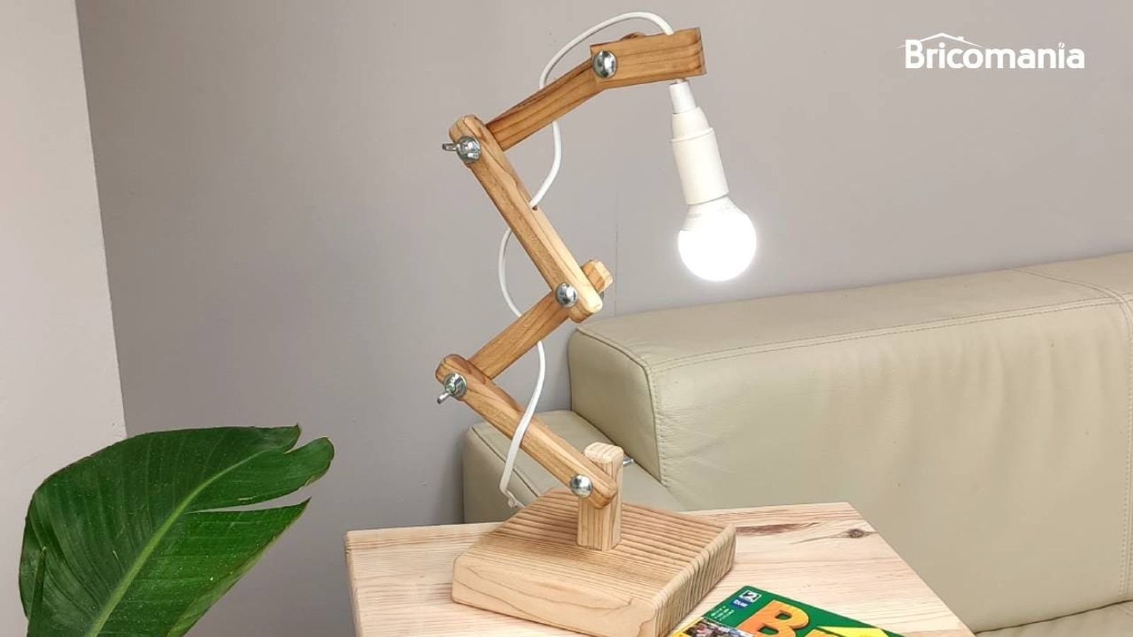 bricomania 55 como hacer una lampara de mesa nordica xl