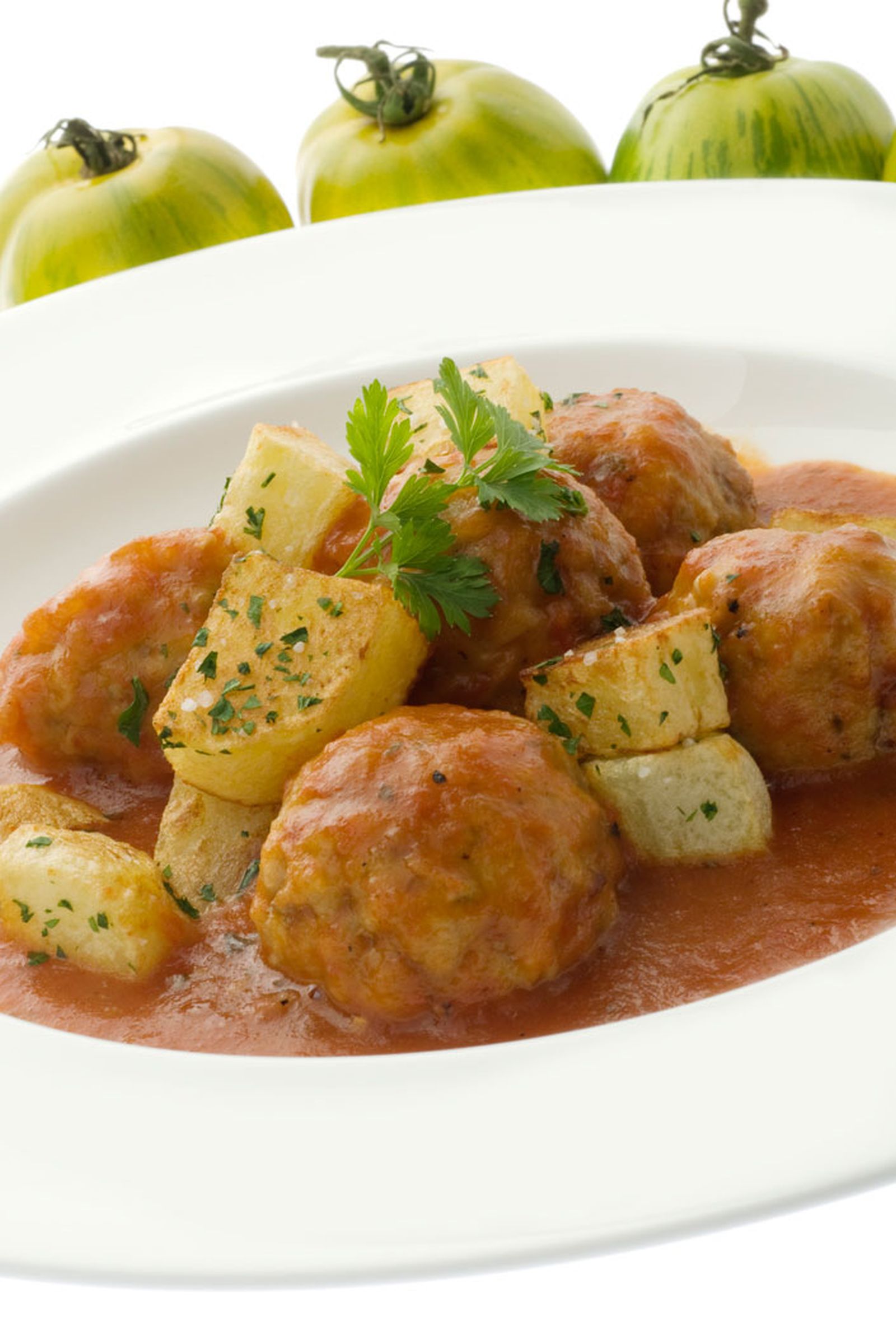 Albóndigas con salsa Barbacoa