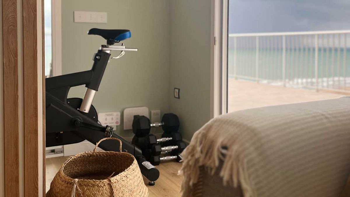 Rincón de entrenamiento con encanto.