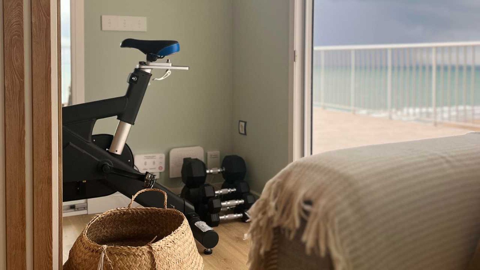 Rincón de entrenamiento con encanto.