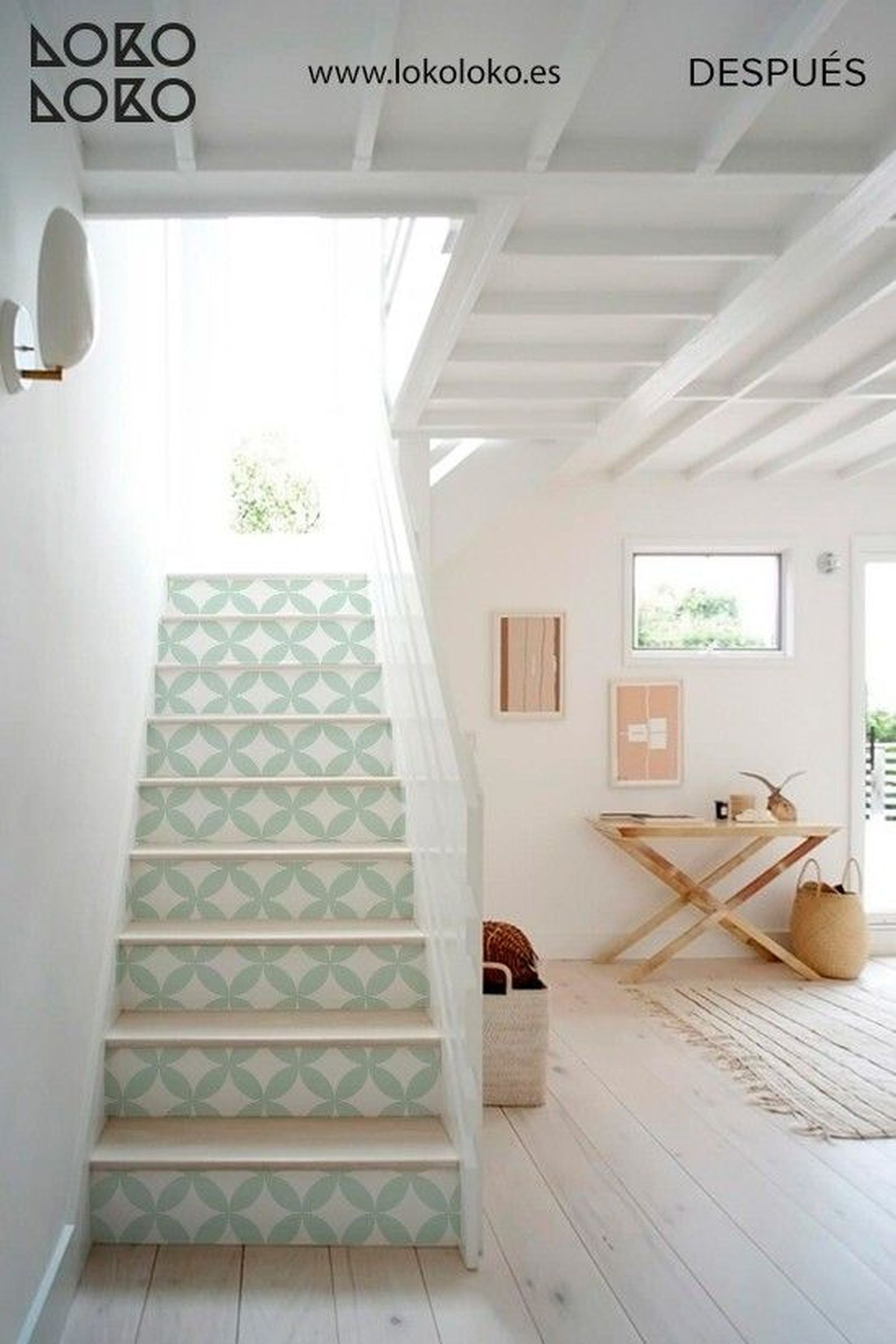 subida escalera papel pintado 5