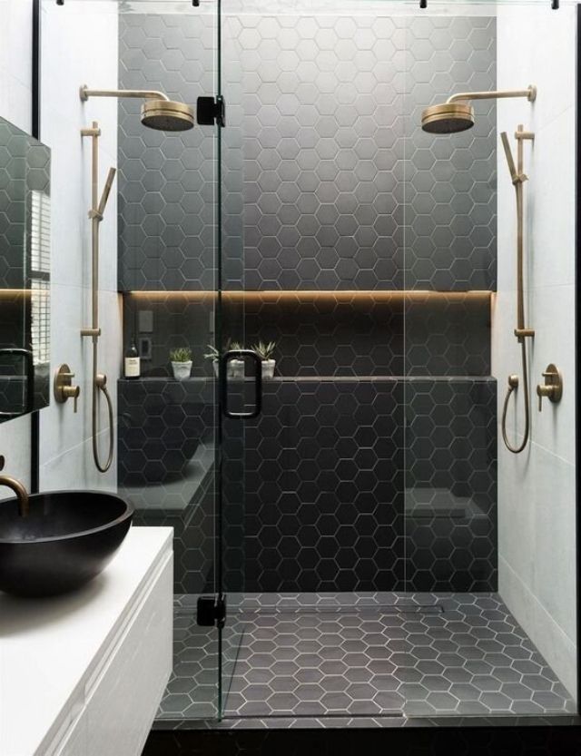 10 baños modernos con ducha que te encantarán 8