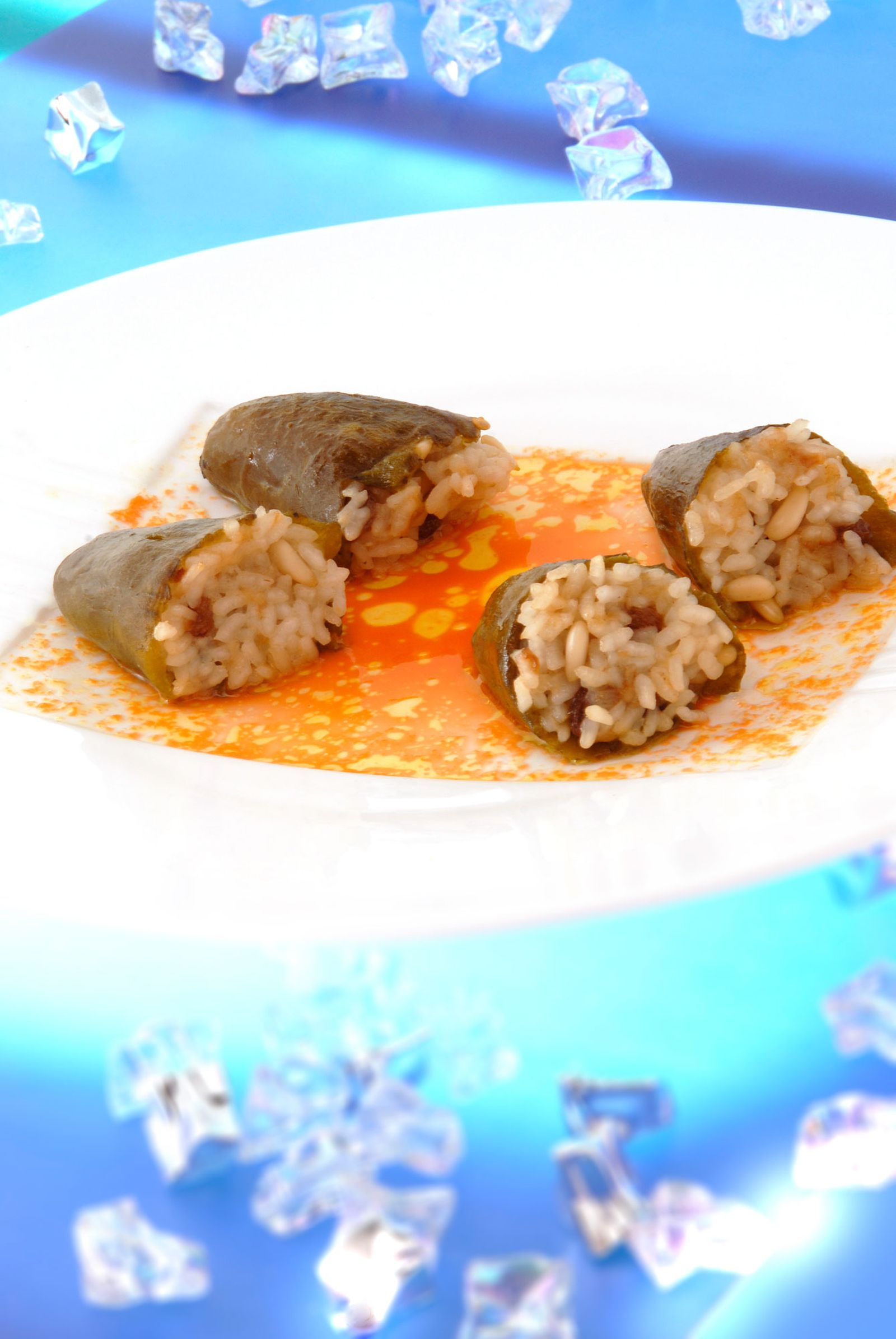 karl4154 Pimientos verdes rellenos de arroz pasas y pinones xl