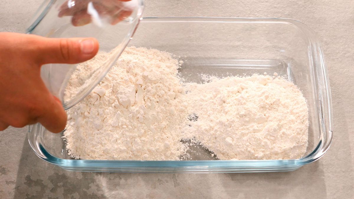 Polvorones veganos de chocolate   Paso 1