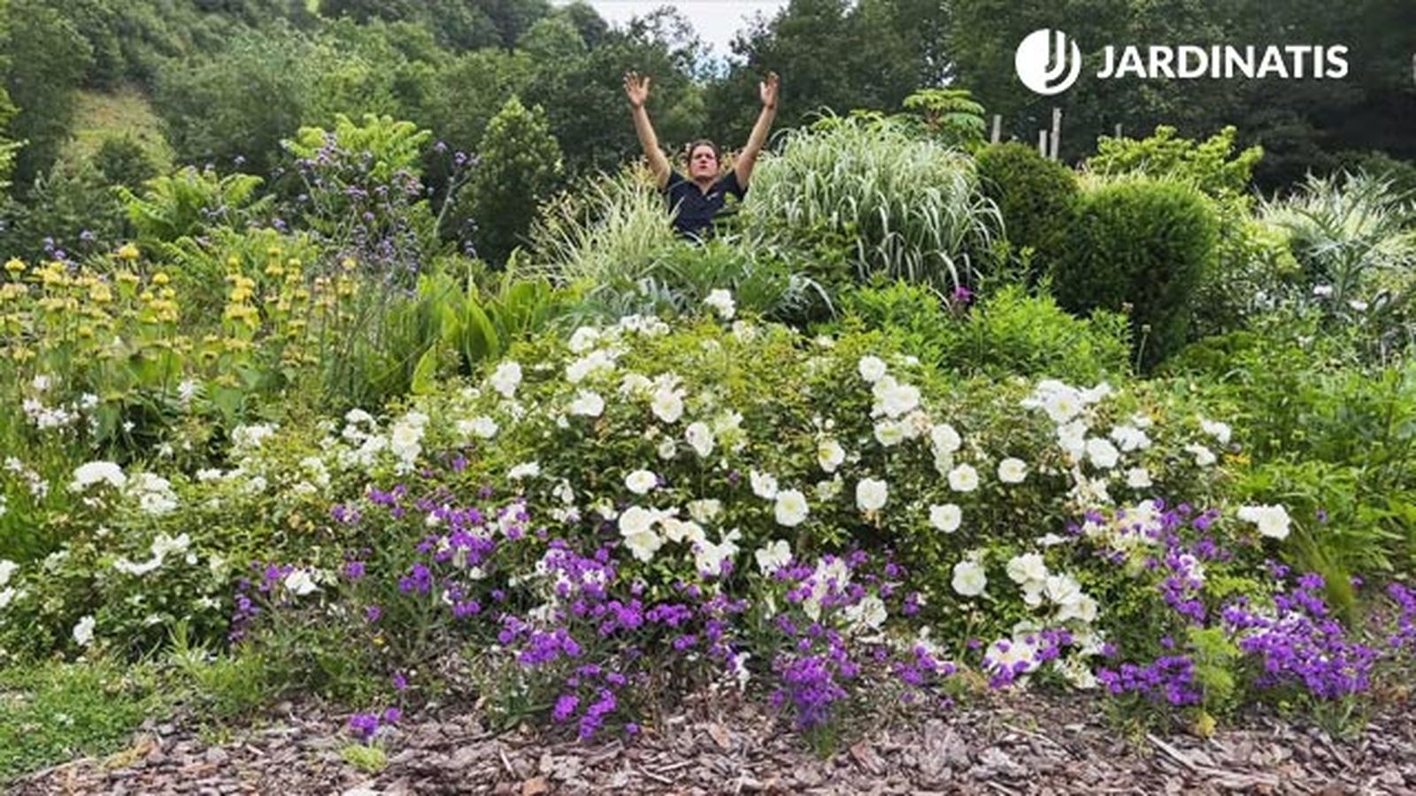 flores blancas y lilas para el jardin jardinatis iñigo segurola