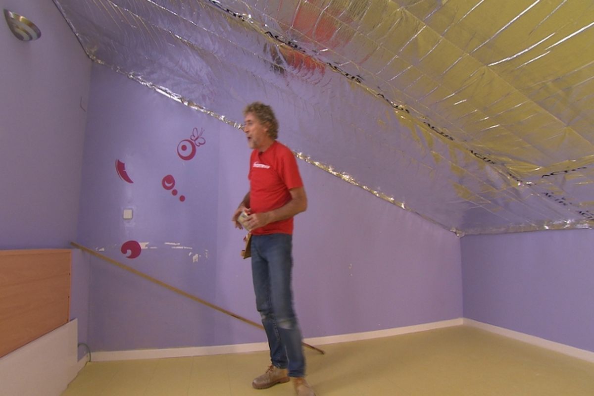 Aislamiento de buhardilla paso 12