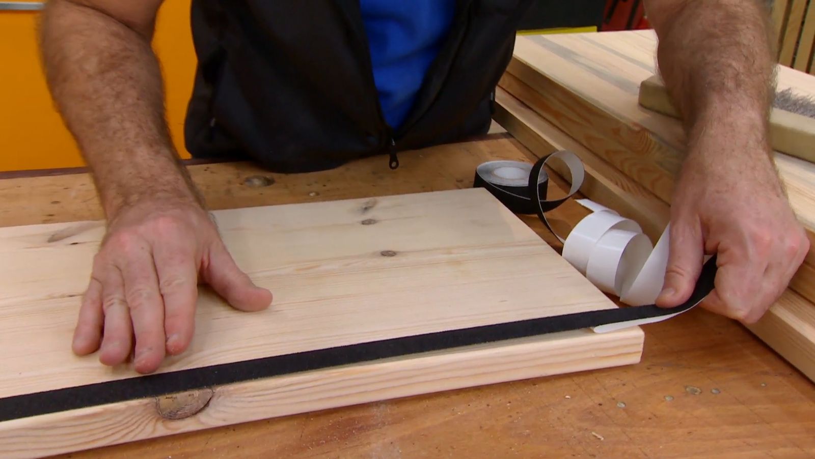 Peldaños de madera para escalera paso 6