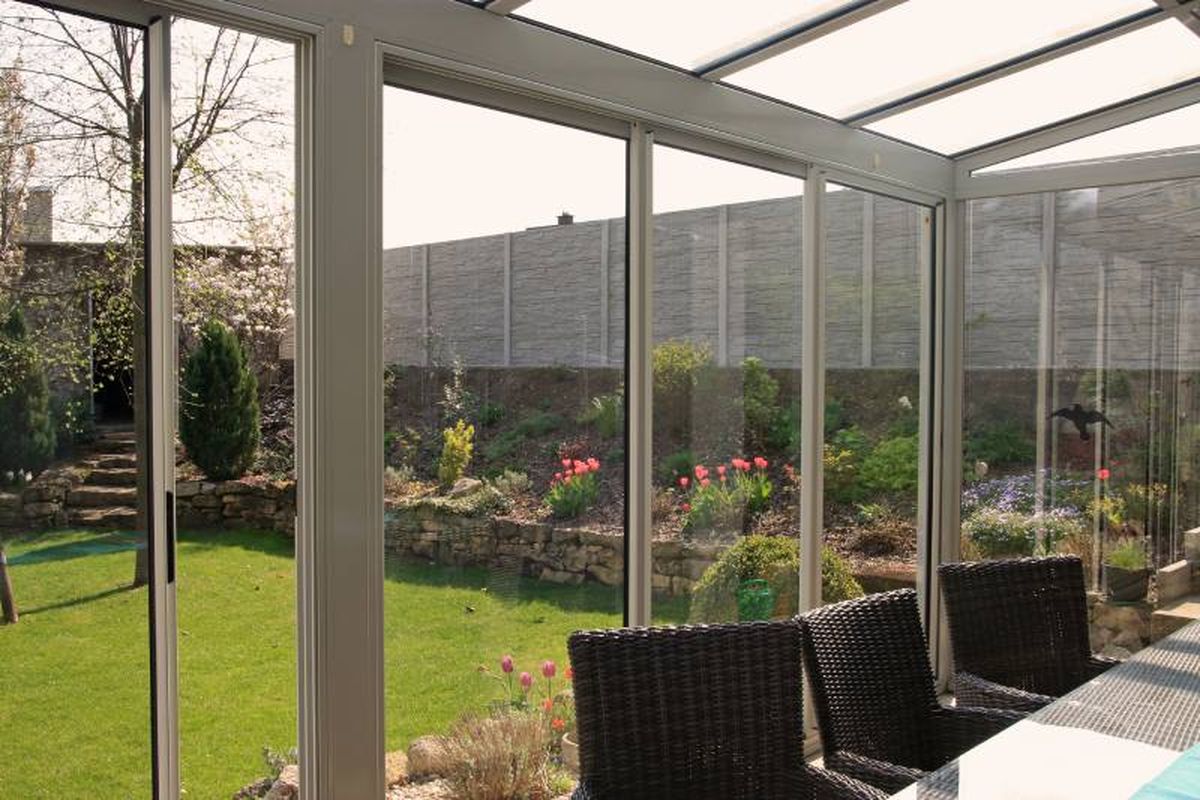 Cerramiento de terraza de PVC