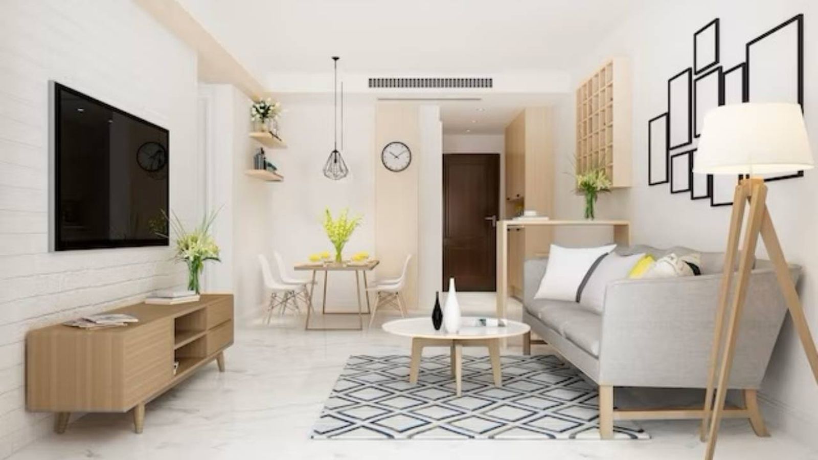 sacar el máximo partido a un salón rectangular y evitar el efecto tubo 1