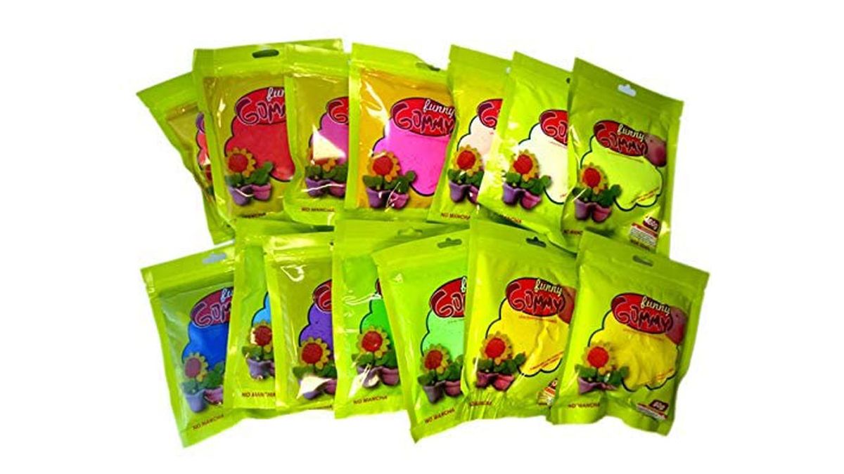 pasta flexible goma eva modeable funny gummy