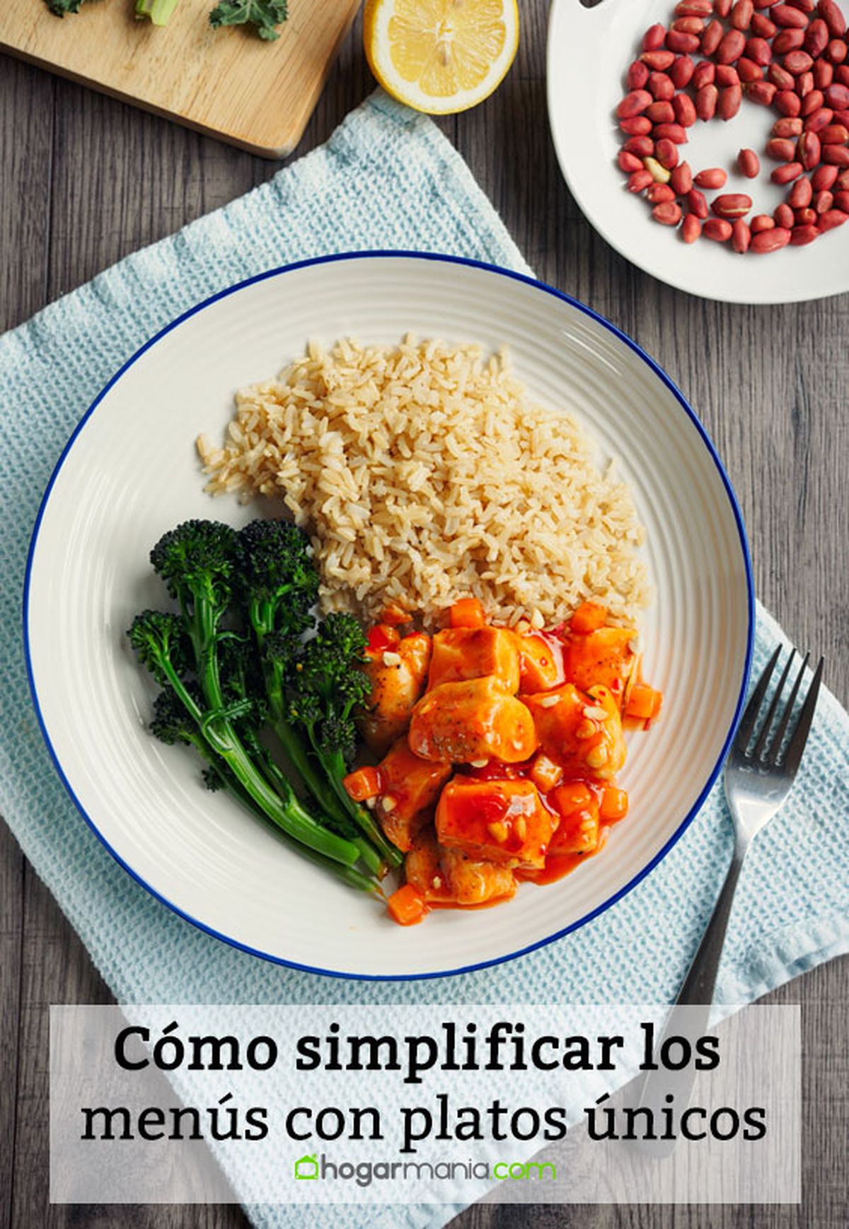 simplificar menus platos unicos pin