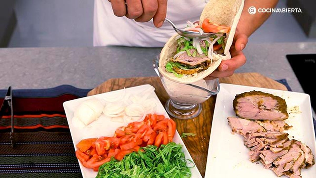 receta kebab casero con salsa yogur ka paso 8