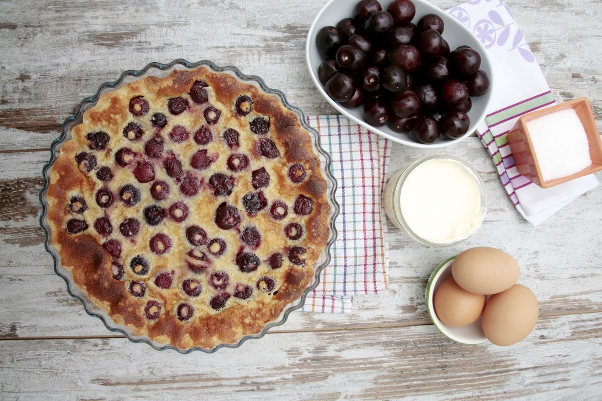 clafoutis de cerezas