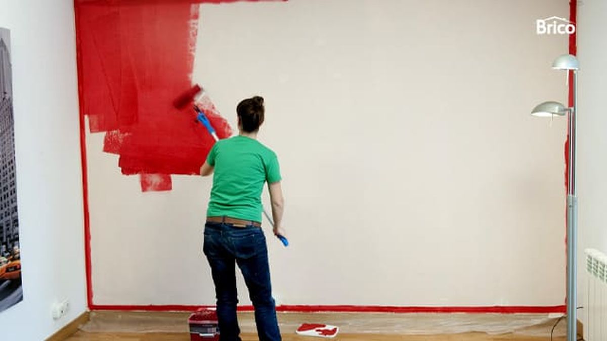 brico 0616 como pintar una pared paso 7