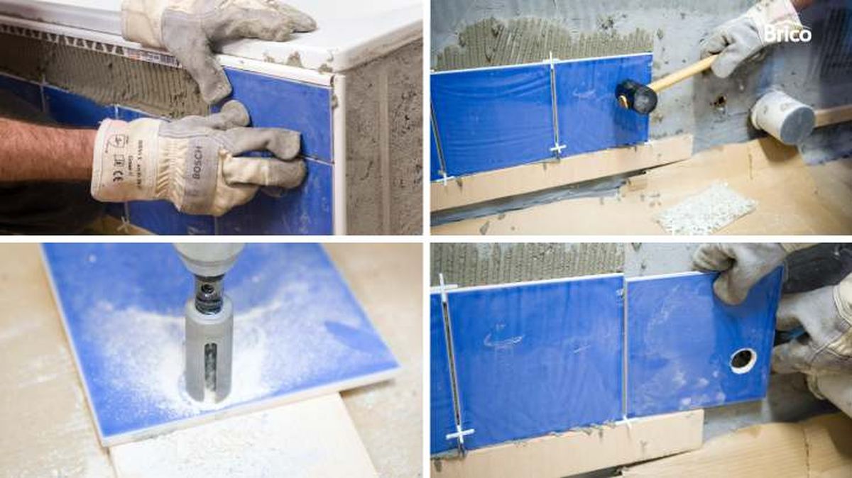 como alicatar bano paso 3