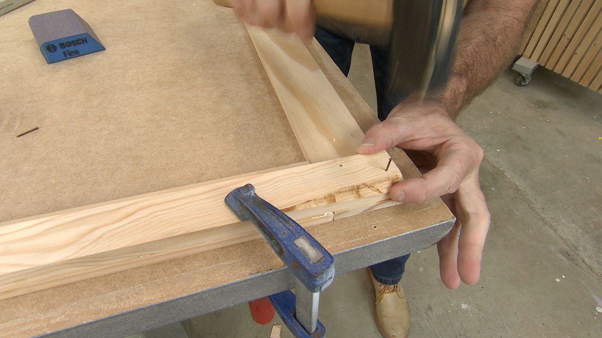 Cómo hacer un biombo de cuerdas paso 4