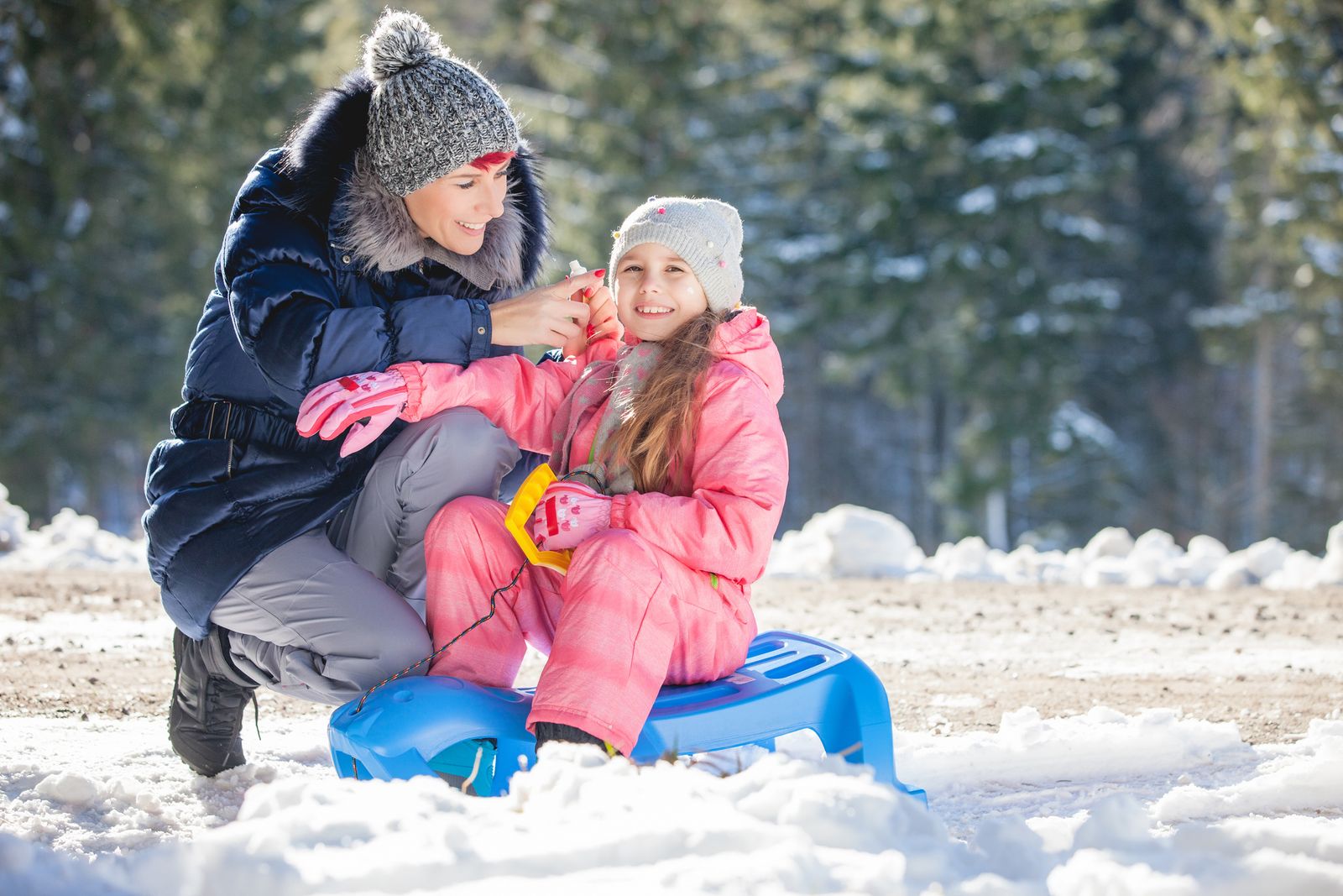 crema en la nieve