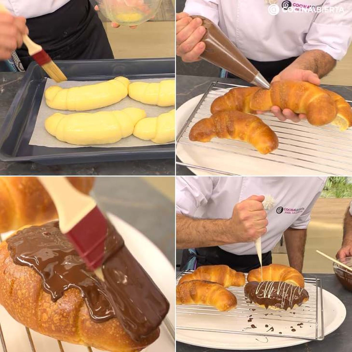 Cómo rellenar el cuerno de chocolate