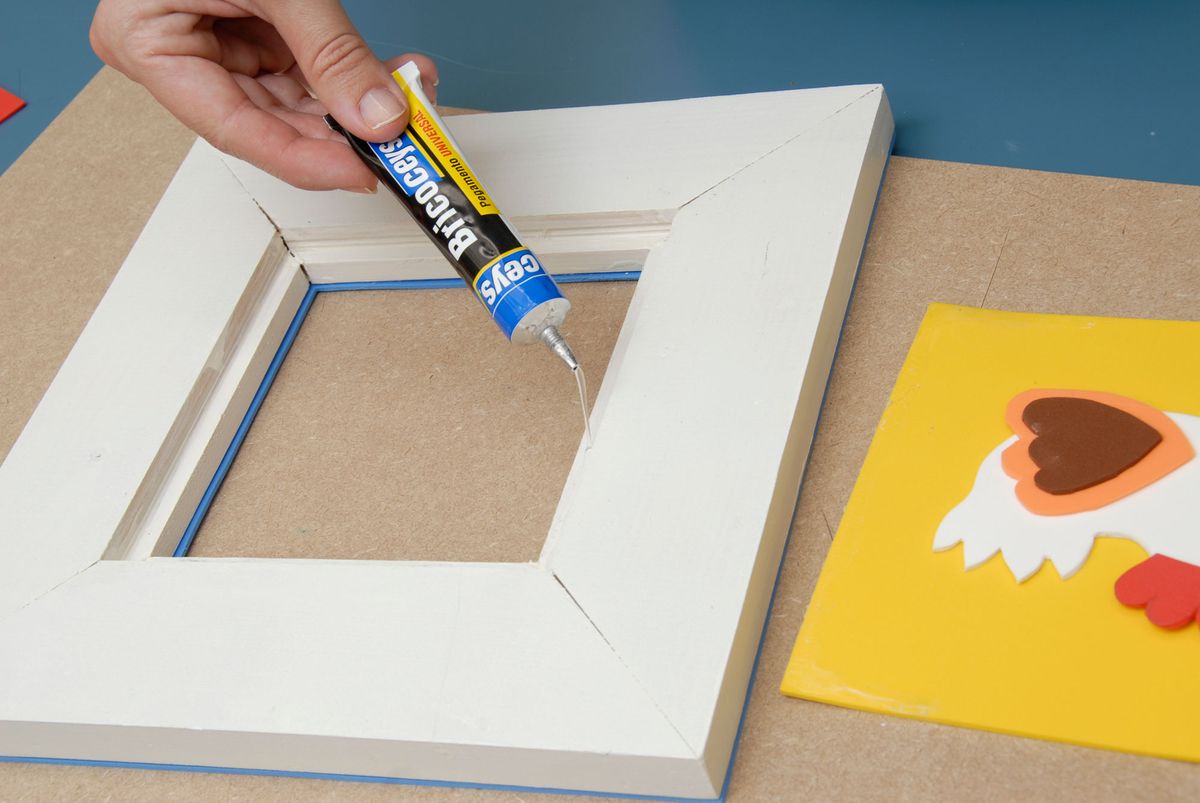 Cuadros infantiles de goma eva paso 7