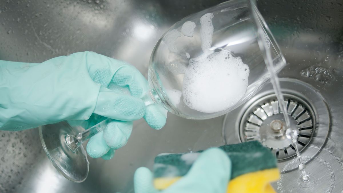 limpiar copas lavado