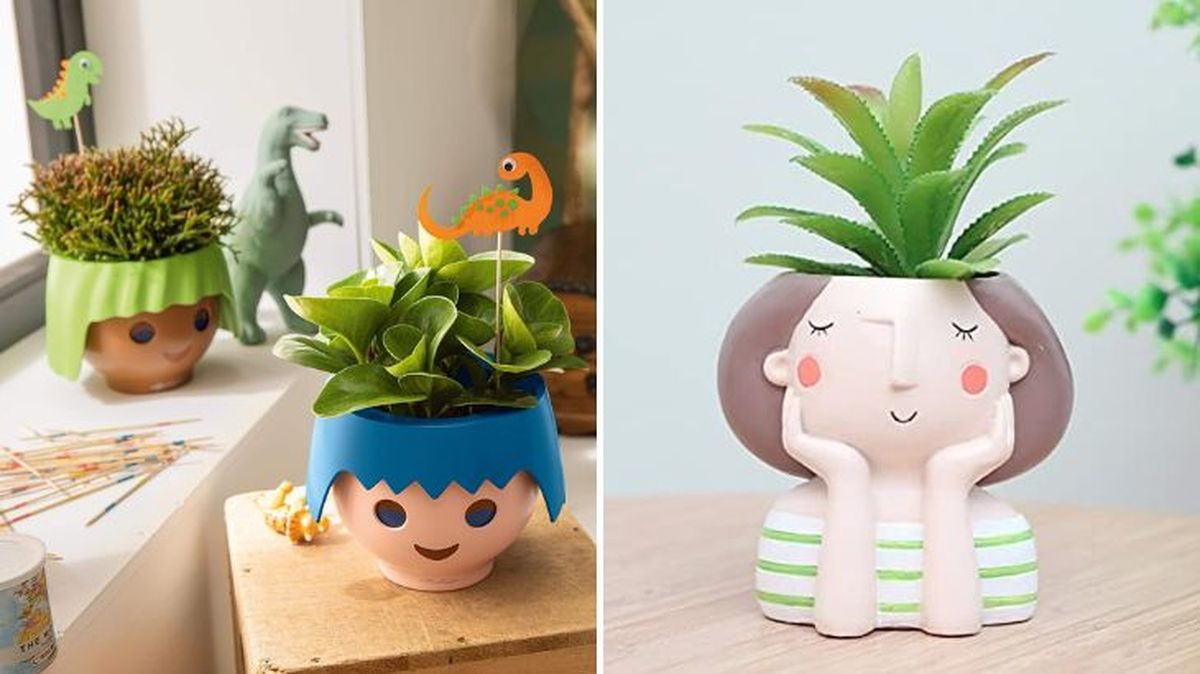 maceteros forma cara lechuza decoplantia