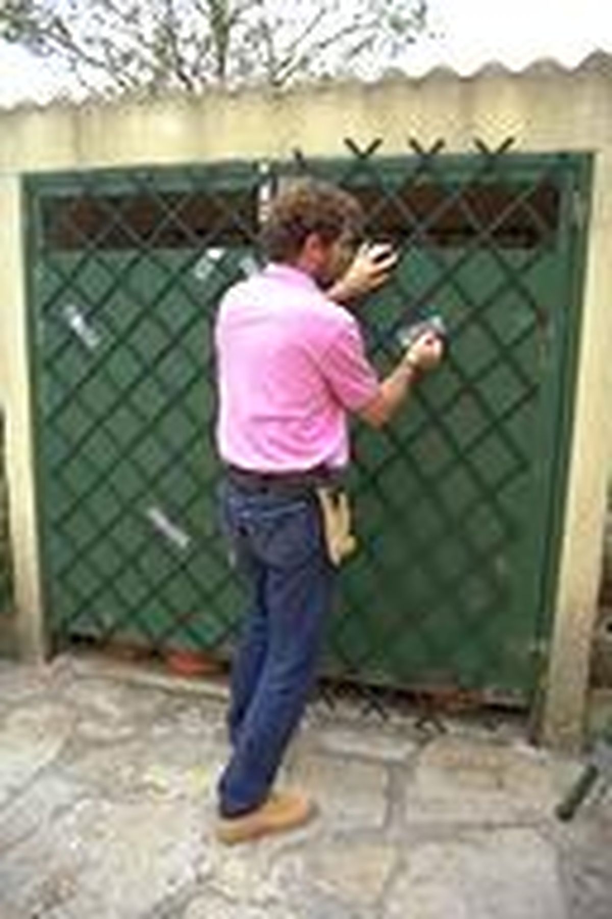 Solución decorativa para puerta de exterior paso 3