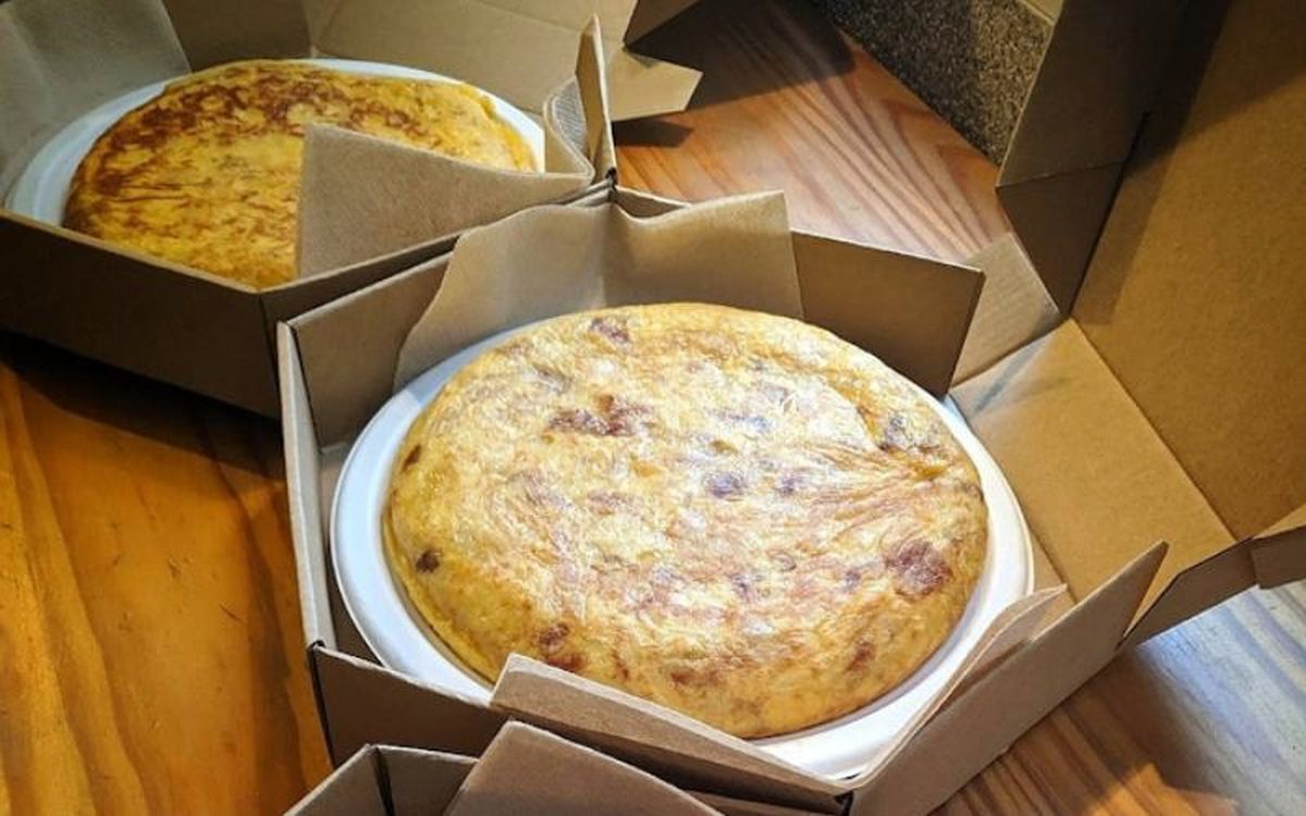 La mejor tortilla de Madrid, lista para llevar o entregar a domicilio