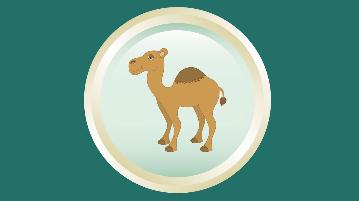 Posavasos Reyes Magos camello