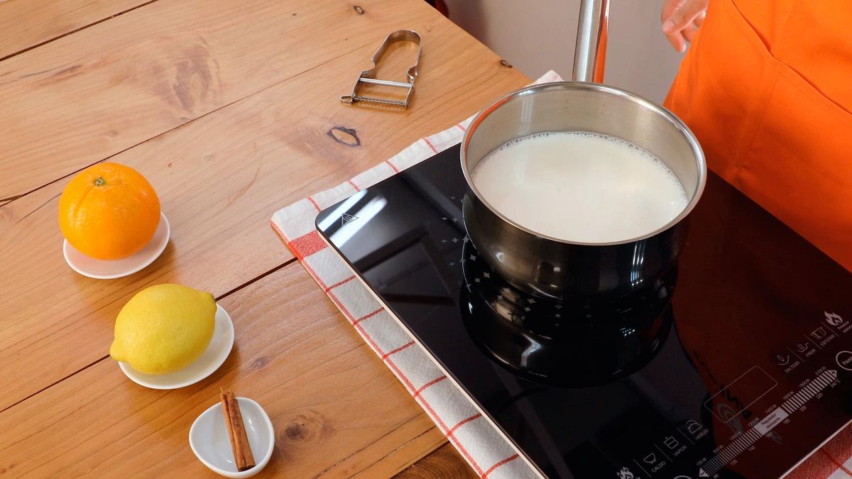 Receta de crema catalana   paso 1