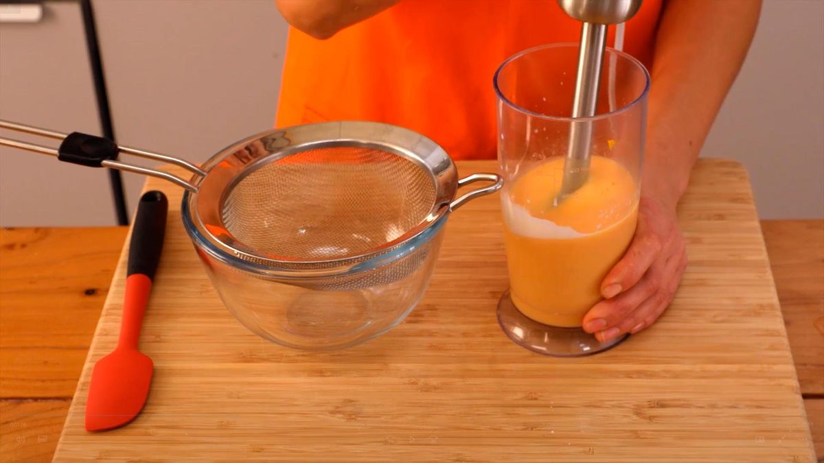 Receta de flan de calabaza   paso 2