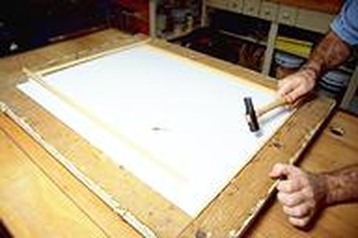 Restaurar el marco de un cuadro paso 11