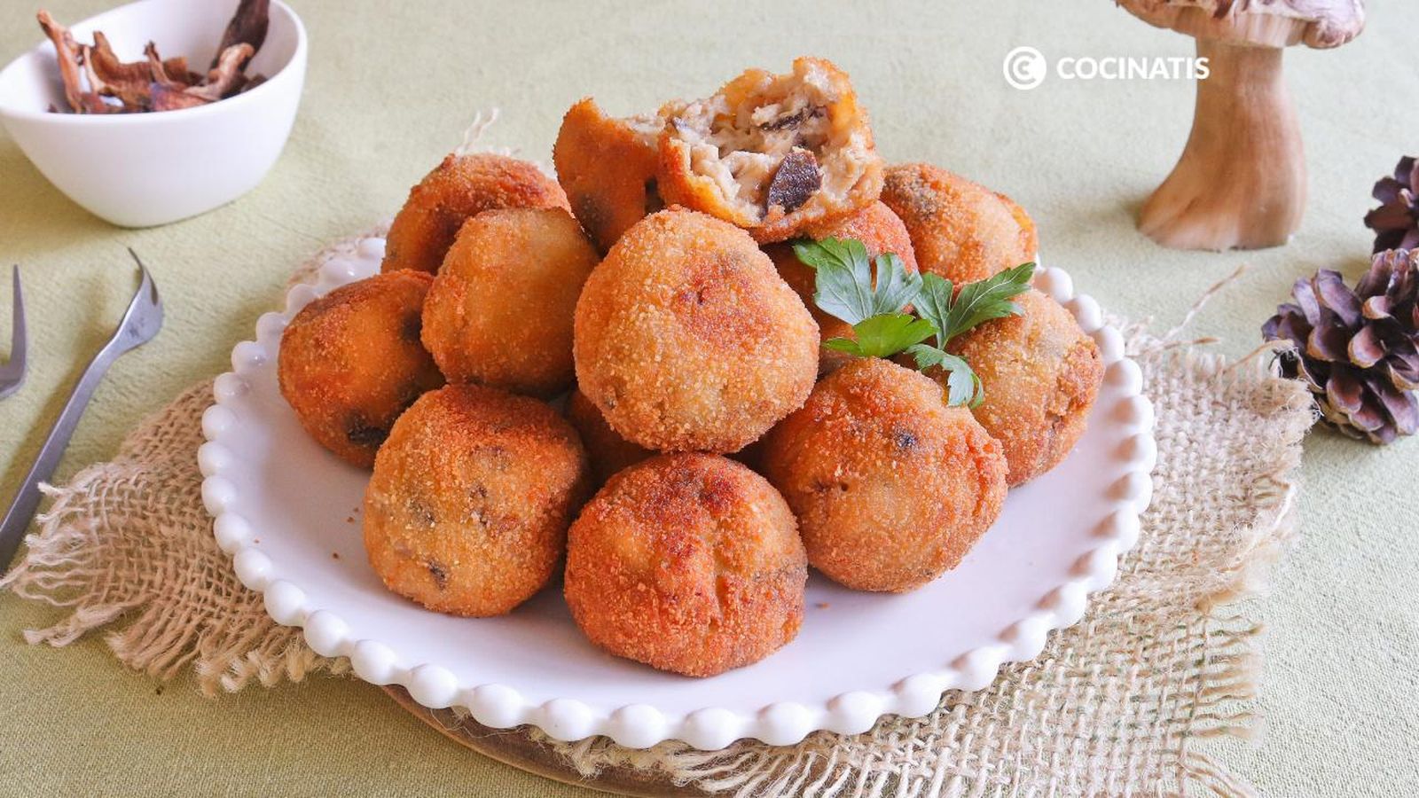 Croquetas de boletus